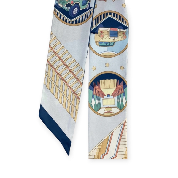 LA'ARTISAN - ‘Đường Sắt Bắc Nam - North-South Railway’ Twilly Scarf