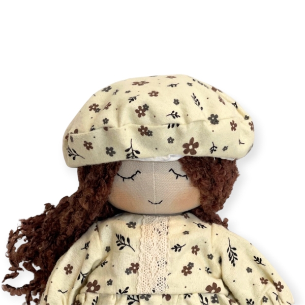 RUNG HANDMADE - Anne Doll in White Daisy Dress
