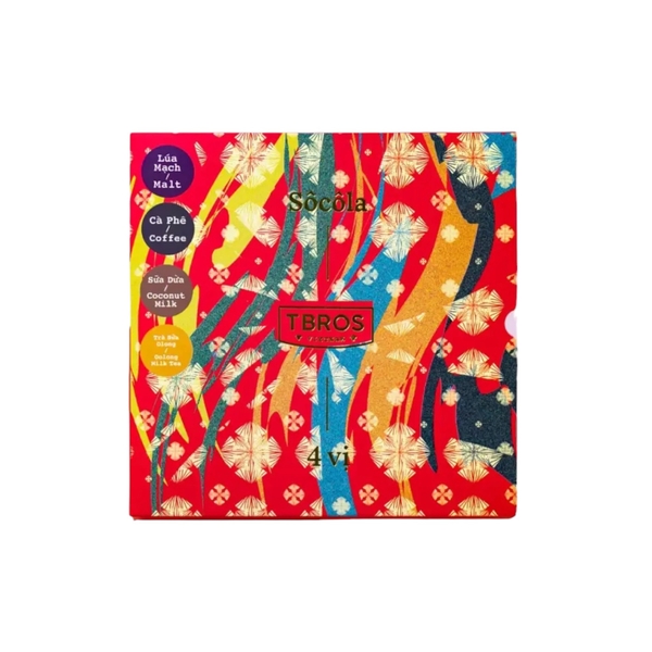 TBROS CHOCOLATE - Box Of 4 Flavors Chocolate