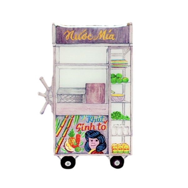 PHANHSHI STUDIO - ‘Sugarcane Juice Stand’ Magnet