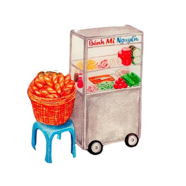 PHANHSHI STUDIO - ‘Bánh Mì Stand’ Magnet