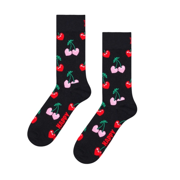 CREW SOCKS - Cherry Heart