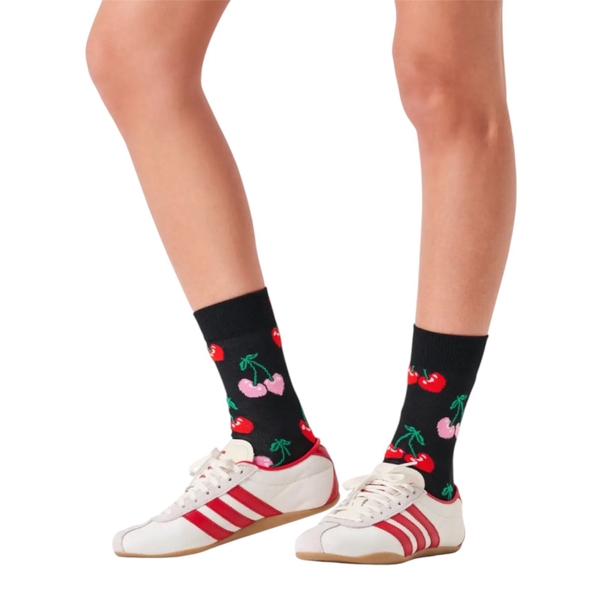 CREW SOCKS - Cherry Heart