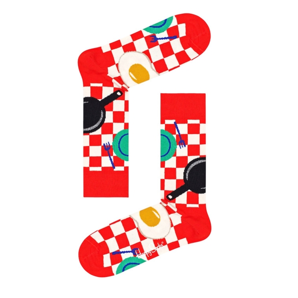 CREW SOCKS - Breakfast In Red Gingham