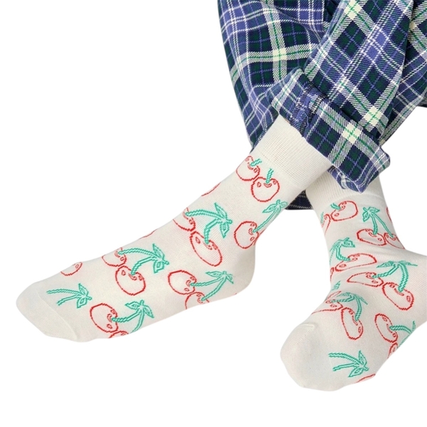 CREW SOCKS - Cherry