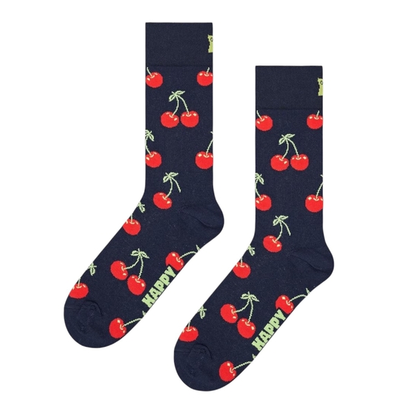 CREW SOCKS - Red Cherry In Navy