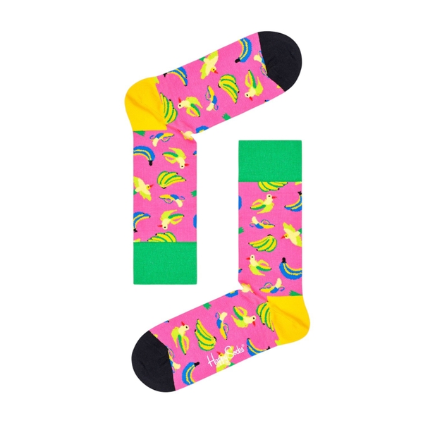 CREW SOCKS - Banana Bird In Pink