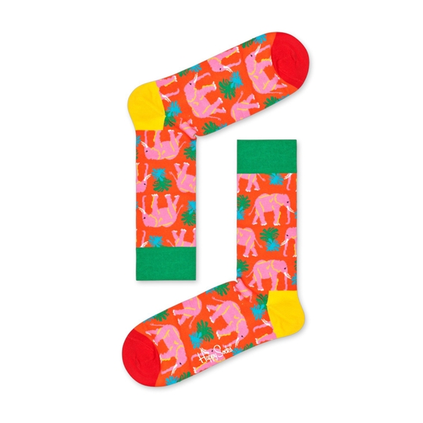CREW SOCKS - Pink Elephant