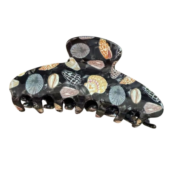 Heirloom Hair Claw - Black Seashell