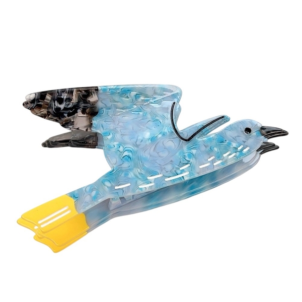 Hair Claw - Blue Bird