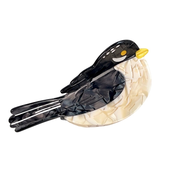 Hair Claw - Black Bird