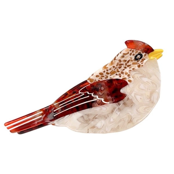 Hair Claw - Brown Bird