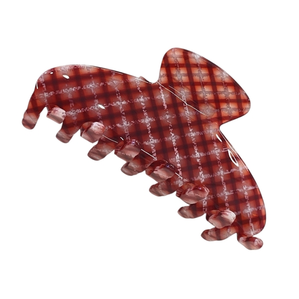 Heirloom Hair Claw - Red Gingham