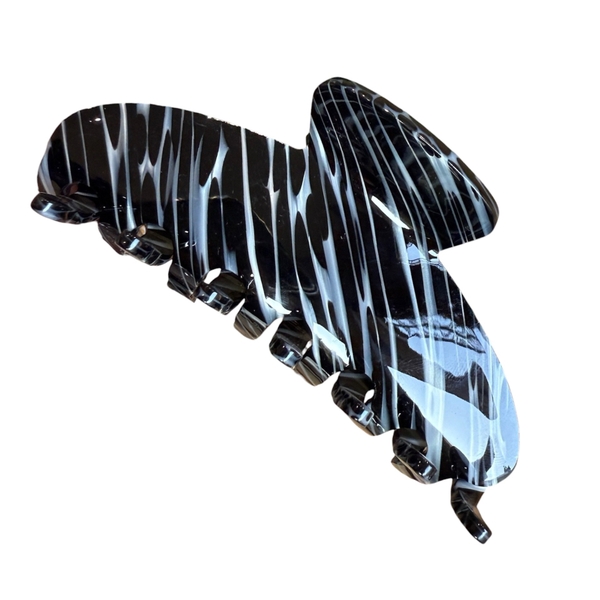 Heirloom Hair Claw - Black Marble
