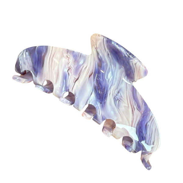 Heirloom Hair Claw - Purple Marble