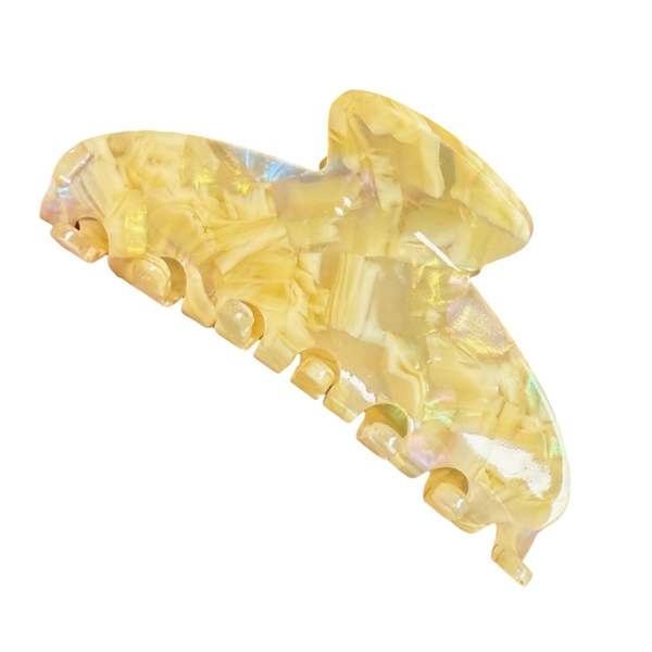 Heirloom Hair Claw - Yellow Marble