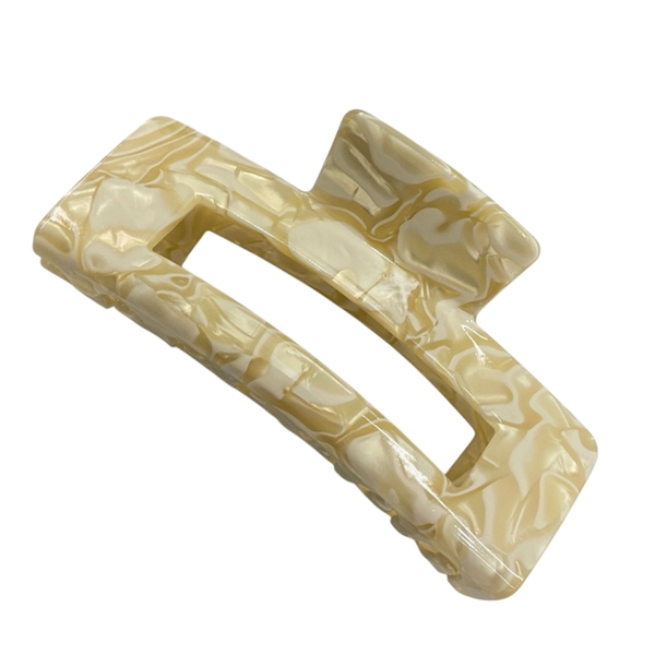 Rectangle Hair Claw - Yellow