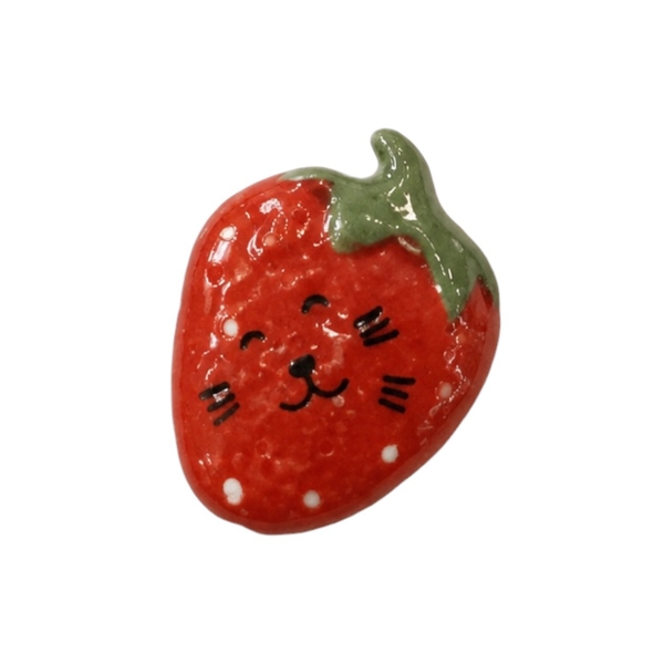 LINDO CRAFTS - Strawberry Ceramic Magnet