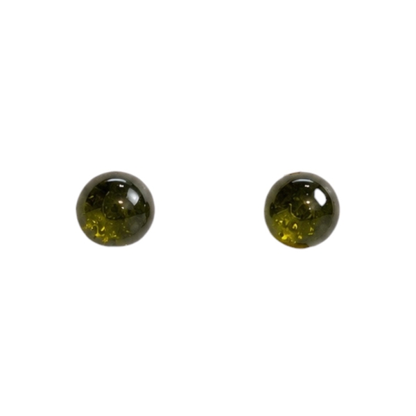ELI & LOU Recycle Glass Earrings from Olive Oil Bottle