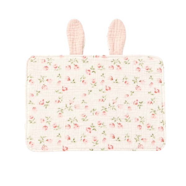 Baby Musline Pillow - Pink Bunny