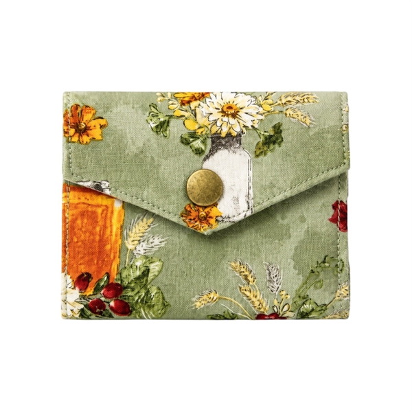 RUNG HANDMADE - 'Flower Vase' Small Wallet