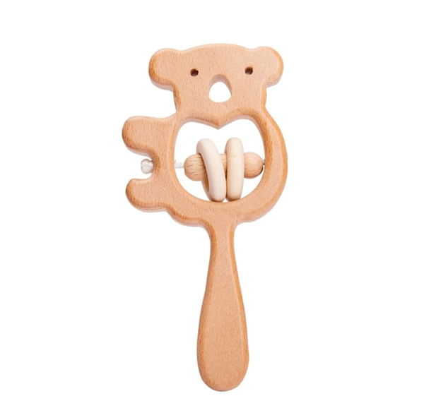Baby Wooden Rattle - Koala