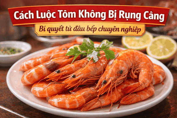 Cách Luộc Tôm Không Bị Rụng Càng: Bí Quyết Vàng Từ Đầu Bếp Chuyên Nghiệp