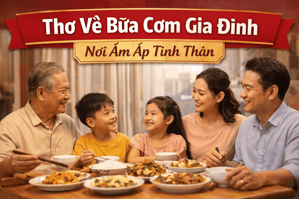 Thơ Về Bữa Cơm Gia Đình: Nơi Ấm Áp Tình Thân