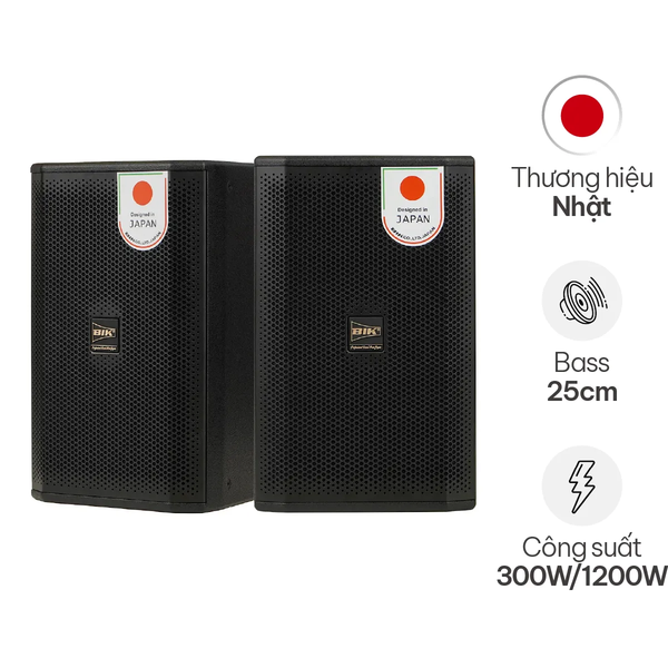 Loa karaoke Nhật BIK CS-620 (Full bass 25cm, 300W RMS)