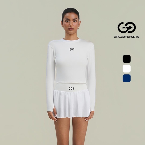 Áo dài tay thể thao nữ GOS Classic form rộng Girlsofsports