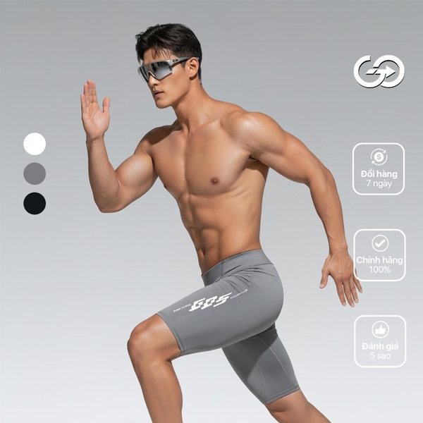 Quần legging nam thể thao GOS ULTRA+ S18