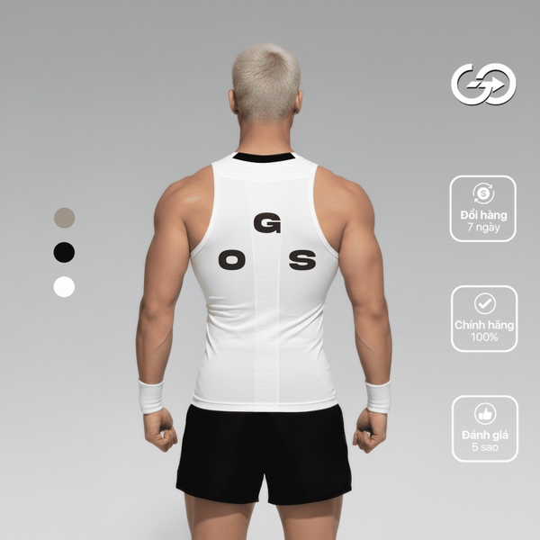 Áo ba lỗ thể thao GOS Avion S22 ( SIÊU ÔM VÙNG EO)