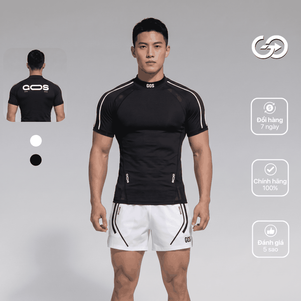 Áo thể thao có tay ôm sát GOS Ares S23