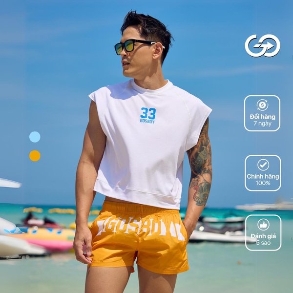 Áo thun thể thao Gos Chill 33 S20 (Phom Boxy)