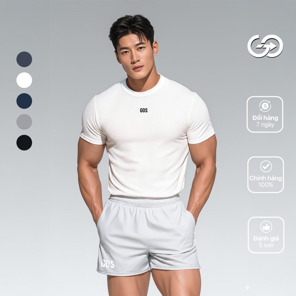 Áo thun thể thao GOS Cleanfit S22
