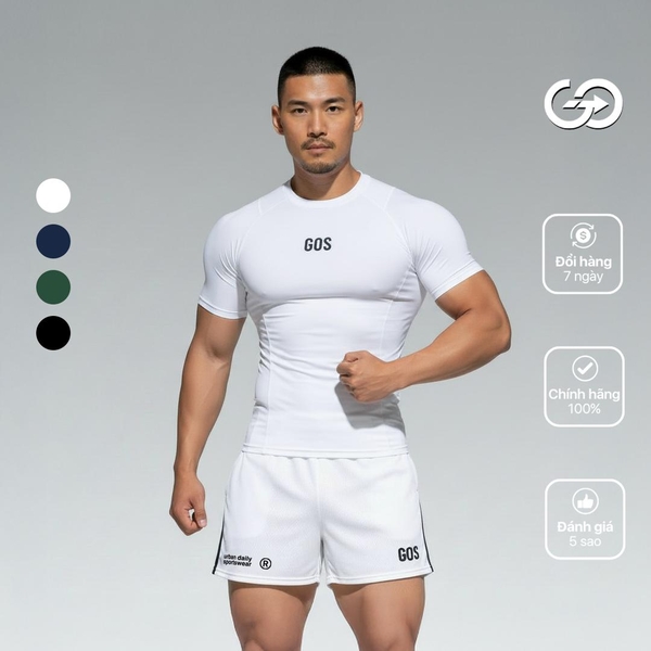 Áo thể thao nam GOS Turbofit S18 (Form Siêu Ôm)