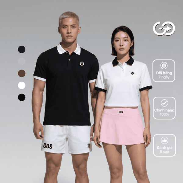 Áo Polo thể thao Pickleball GOS MARCO S23