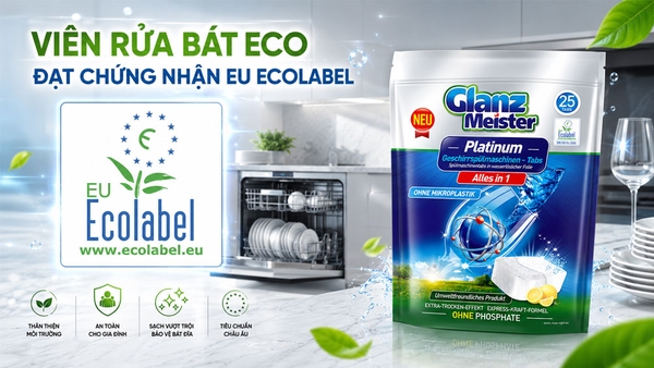 Viên Rửa Bát Eco Là Gì? Vì Sao Được Chứng Nhận EU Ecolabel?
