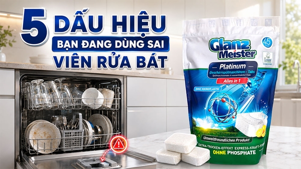 5 dấu hiệu cho thấy bạn đang dùng sai viên rửa bát