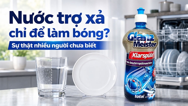 Nước trợ xả có phải chỉ là nước làm bóng?