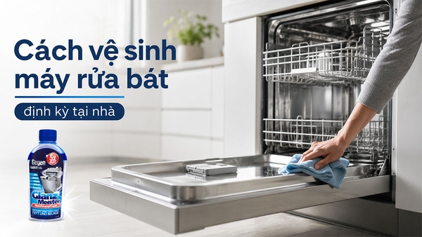 Cách vệ sinh máy rửa bát định kỳ tại nhà