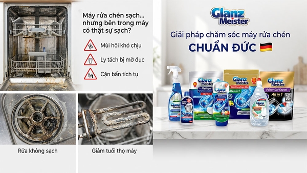 Máy rửa chén sạch… nhưng chiếc máy có thật sự sạch?