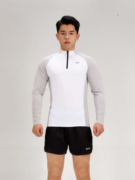 ÁO ZIP DÀI PHỐI MÀU RAGLAN