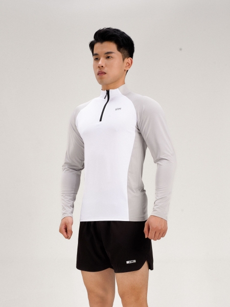 ÁO ZIP DÀI PHỐI MÀU RAGLAN