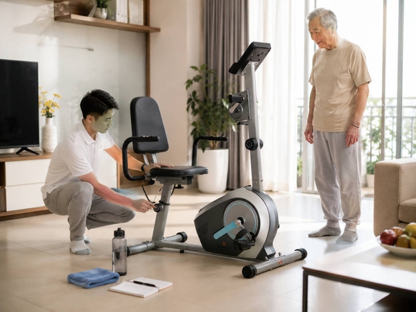 Cách bảo dưỡng xe đạp phục hồi chức năng tại nhà