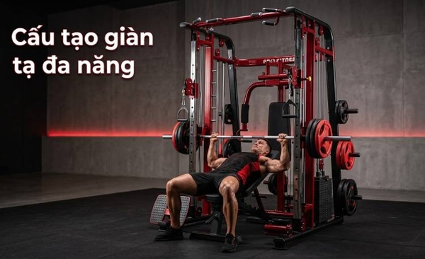 Cấu tạo và đặc điểm của giàn tạ đa năng