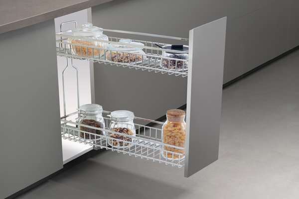 Kệ GrandX đựng gia vị nan dẹt XS.15S1 inox 304
