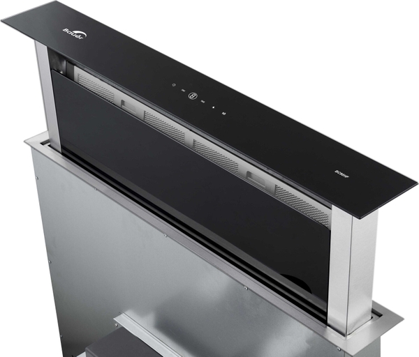 Máy Hút Mùi Âm Bàn Đá Bauer BC 90HF - Down Draft Glass