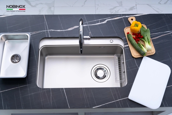 Chậu rửa bát 1 hố Nobinox Mono VA207