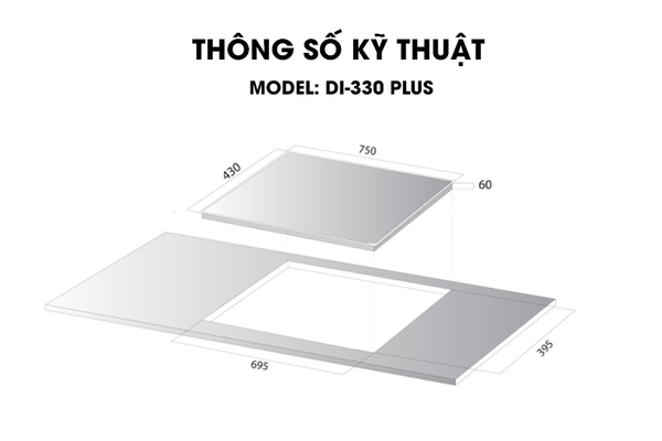 Bếp Từ Kocher DI-330 Plus - Nhập Khẩu Hàn Quốc